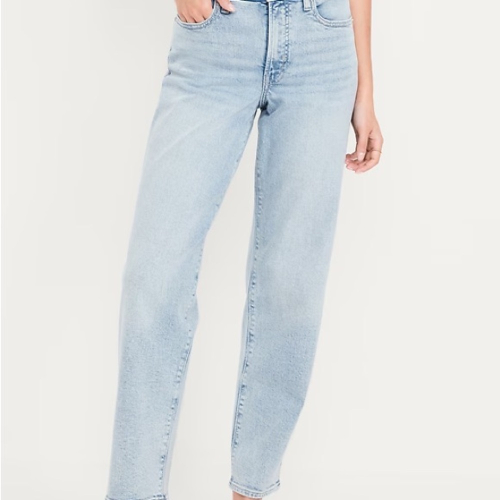 Old Navy Women's Straight Leg Jeans - Light Blue